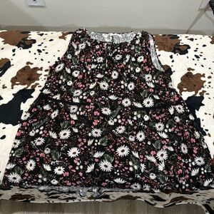 MAURICES tank top floral women’s 1x